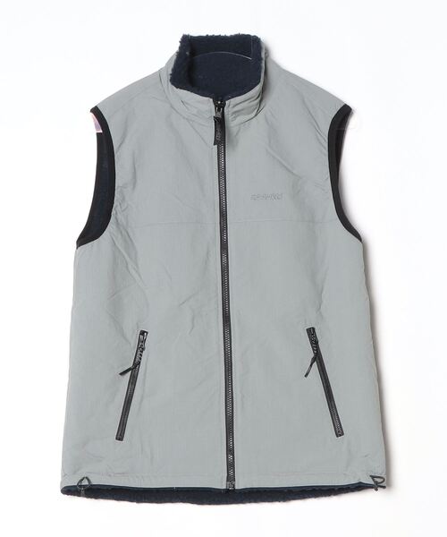 Gramicci(グラミチ)の「REVERSIBLE SHERPA VEST|リバーシブルシェルパベスト(ベスト・メンズ・ナチュラル/ネイビー/オリーブ/チャコール・XXL/S/M/L/XL/XS)」の18枚目の写真