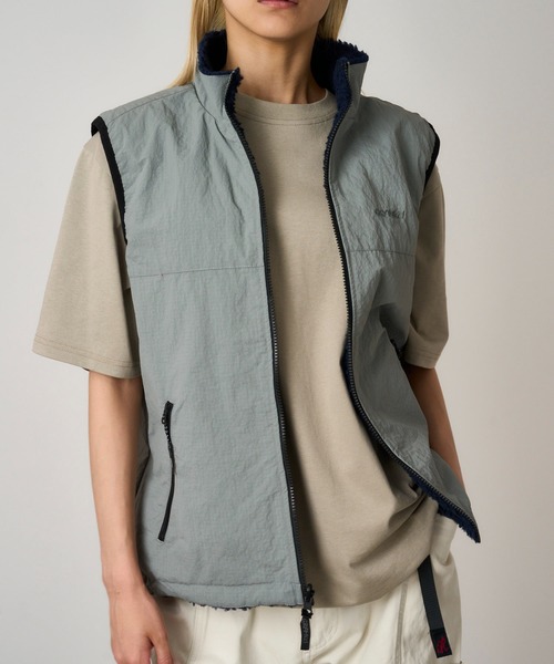 REVERSIBLE SHERPA VEST｜リバーシブルシェルパベスト UNISEX（ベスト