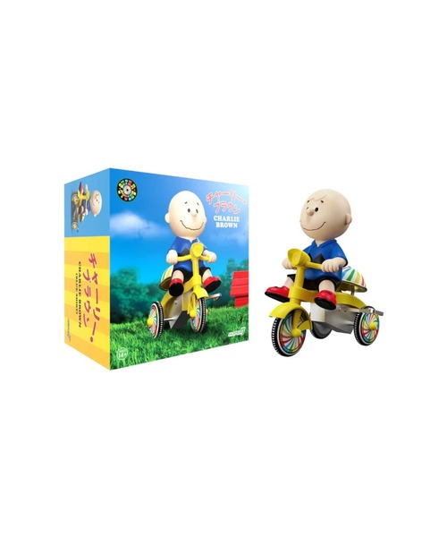 Super7 PEANUTS スーパー7 ピーナッツ スーパーサイクル チャーリー・ブラウン オブジェ フィギア (BL/YE)