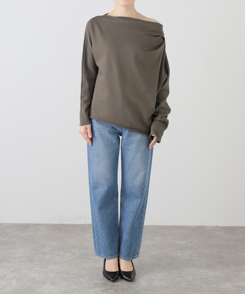 tシャツ 「洗える」GREYCHORD/グレーコード ミニウラケオフショルトップス レディース 洗える】GREYCHORD/グレーコード ミニウラケオフショルトップス
