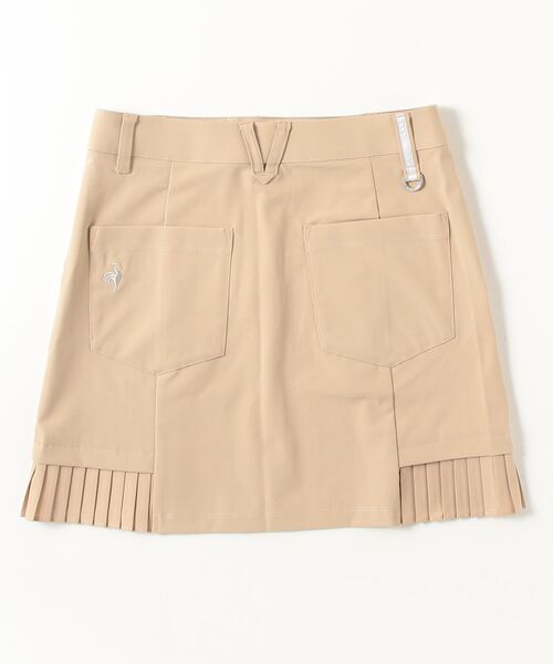 le coq sportif GOLF(ルコックスポルティフゴルフ)の「【le coq sportif GOLF】 裾プリーツスカート ゴルフウェア(スカート・レディース・グリーン/カーキ/ネイビー/ベージュ・S/M/L/XL)」の5枚目の写真