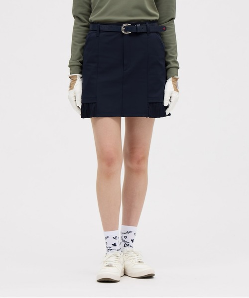 セール】【le coq sportif GOLF】 裾プリーツスカート ゴルフウェア