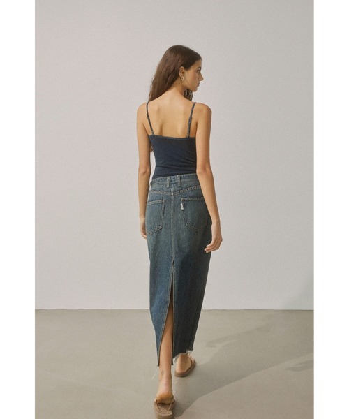 アリシアスタン　デニムロングスカート セール】Denim Long Skirt/デニムロングスカート（スカート