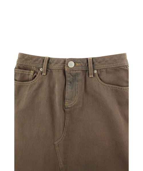 ALEXIA STAM(アリシアスタン)の「Low Rise Denim Long Skirt/ロングデニムスカート(デニムスカート・レディース・ブルー/ブラウン・M/S)」の22枚目の写真