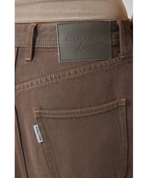 ALEXIA STAM(アリシアスタン)の「Low Rise Denim Long Skirt/ロングデニムスカート(デニムスカート・レディース・ブルー/ブラウン・M/S)」の9枚目の写真