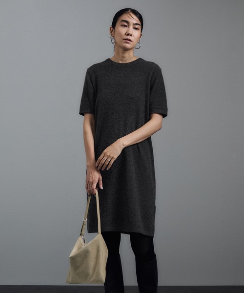 セール】カシミヤニットミニワンピース（ワンピース）｜SALON adam et