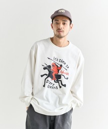 NANGA(ナンガ)のECO HYBRID L/S TEE/DM/エコハイブリッド ロングスリーブ ティー / DM(Tシャツ/カットソー)