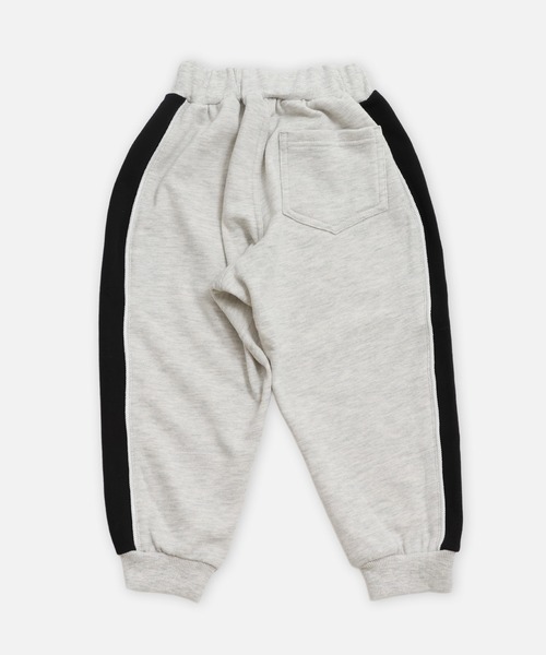 JAM & LINK（ジャムアンドリンク）の「サイド切り替え 裏毛ラインパンツ（スウェットパンツ・キッズ・ブラック/ネイビー/オートミール/サックスブルー・160/150/140/130/120/110/100）」の15枚目の写真