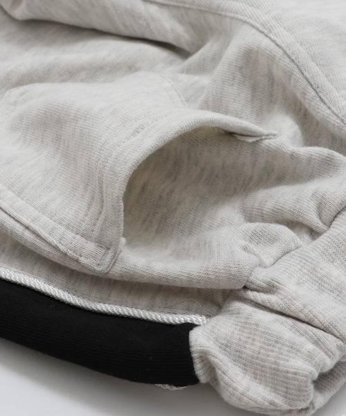 JAM & LINK（ジャムアンドリンク）の「サイド切り替え 裏毛ラインパンツ（スウェットパンツ・キッズ・ブラック/ネイビー/オートミール/サックスブルー・160/150/140/130/120/110/100）」の5枚目の写真