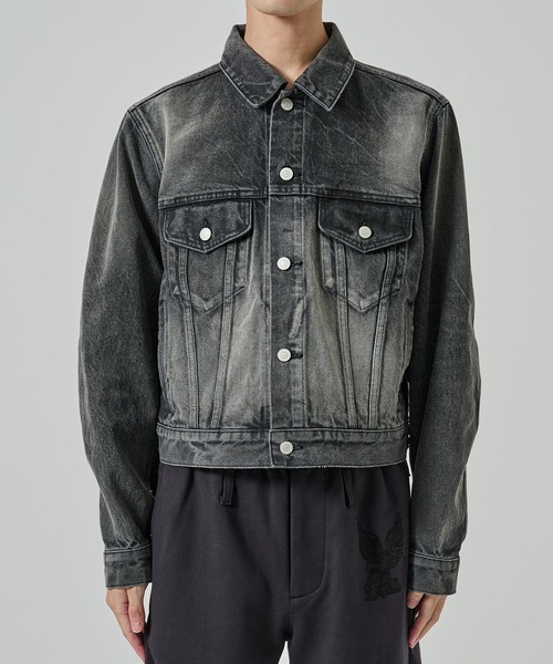 MASU（エムエーエスユー）の「【MASU】MB DENIM JACKET USED（デニムジャケット・メンズ・インディゴブルー/ブラック・44/46）」の5枚目の写真