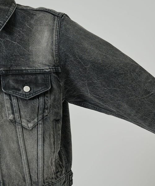 MASU（エムエーエスユー）の「【MASU】MB DENIM JACKET USED（デニムジャケット・メンズ・インディゴブルー/ブラック・44/46）」の15枚目の写真
