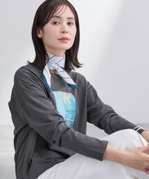 INDIVI | 【UVケア】プリントフォトロングTシャツ(Tシャツ/カットソー)