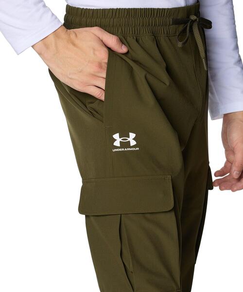 UNDER ARMOUR(アンダーアーマー)の「UAバイブウーブン カーゴパンツ(ライフスタイル/メンズ)(その他パンツ・メンズ・グリーン系・XL/M/L/3XL/2XL/S)」の5枚目の写真