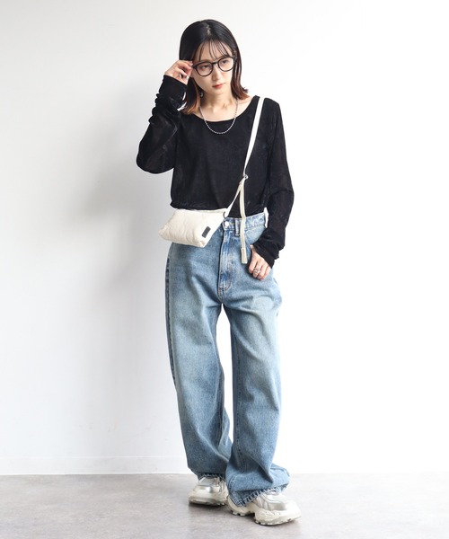 WILD THINGS(ワイルドシングス)の「【WILD THINGS/ワイルドシングス】ひょうたんキルト ボンディング ミニショルダーバッグ(ショルダーバッグ・メンズ・レッド/オフホワイト/ブラック/オリーブ・FREE)」の21枚目の写真