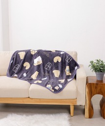 Monocoro toppi（モノコロトッピ）の「よふかしbearマイクロブランケット 70cm×100cm（ブランケット）」