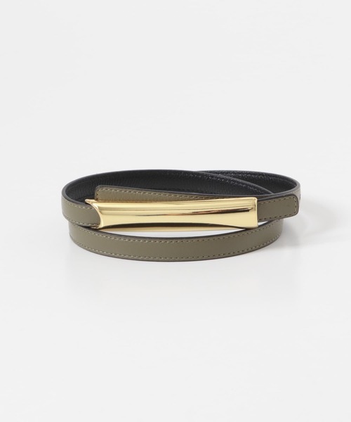 URBAN RESEARCH ROSSO WOMEN（アーバンリサーチ　ロッソ）の「ATELIER AMBOISE　リバーシブルBELT（ベルト・レディース・カーキ/ブラウン系その他・75）」の2枚目の写真