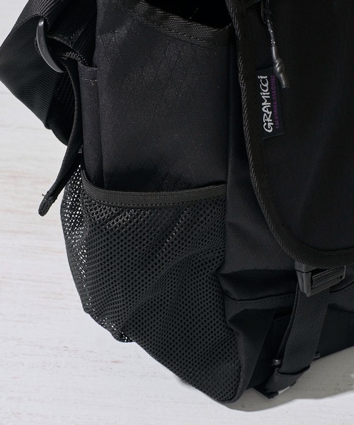 Gramicci(グラミチ)の「【GRAMICCI/グラミチ】CORDURA MESSENGER BAG / コーデュラナイロンメッセンジャーバッグ(ショルダーバッグ・レディース・ブラック/ブルー・FREE)」の10枚目の写真