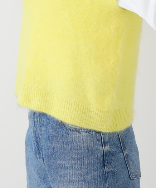 FRAMeWORK（フレームワーク）の「enrica/エンリカ カシミヤシャギーベスト（ベスト・レディース・イエロー/ライトグレー・FREE）」の19枚目の写真