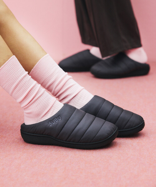 SUBU（スブ）の「SUBU/スブ SUBU Permanent Collection 2025 ORIGINALS F-LINE パーマネント ウィンター サンダル モックシューズ（サンダル・メンズ・ブラウン/ブラック/ブルーグリーン/アニマル/カーキ/チェック/ベージュ/シルバー/グレー・3/2/1/0）」の2枚目の写真