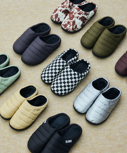 SUBU（スブ）の「SUBU/スブ SUBU Permanent Collection 2025 ORIGINALS F-LINE パーマネント ウィンター サンダル モックシューズ（サンダル・メンズ・ブラウン/ブラック/ブルーグリーン/アニマル/カーキ/チェック/ベージュ/シルバー/グレー・3/2/1/0）」の15枚目の写真