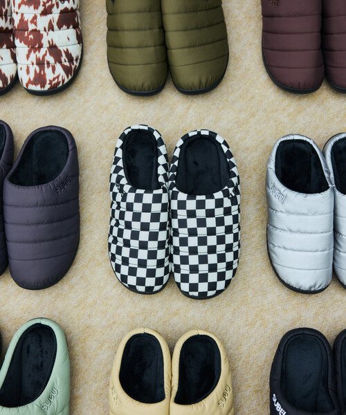 SUBU（スブ）の「SUBU/スブ SUBU Permanent Collection 2025 ORIGINALS F-LINE パーマネント ウィンター サンダル モックシューズ（サンダル・メンズ・ブラウン/ブラック/ブルーグリーン/アニマル/カーキ/チェック/ベージュ/シルバー/グレー・3/2/1/0）」の16枚目の写真