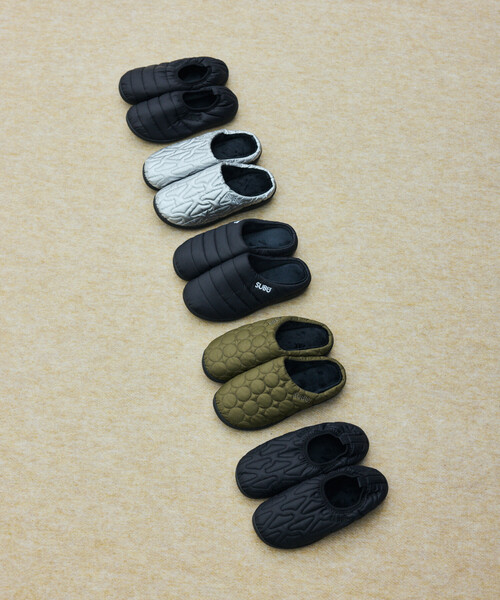 SUBU（スブ）の「SUBU/スブ SUBU Permanent Collection 2025 ORIGINALS F-LINE パーマネント ウィンター サンダル モックシューズ（サンダル・メンズ・ブラウン/ブラック/ブルーグリーン/アニマル/カーキ/チェック/ベージュ/シルバー/グレー・3/2/1/0）」の19枚目の写真