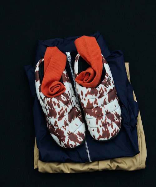 SUBU（スブ）の「SUBU/スブ SUBU Permanent Collection 2025 ORIGINALS F-LINE パーマネント ウィンター サンダル モックシューズ（サンダル・メンズ・ブラウン/ブラック/ブルーグリーン/アニマル/カーキ/チェック/ベージュ/シルバー/グレー・3/2/1/0）」の8枚目の写真