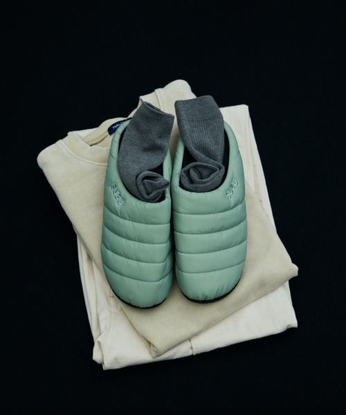 SUBU（スブ）の「SUBU/スブ SUBU Permanent Collection 2025 ORIGINALS F-LINE パーマネント ウィンター サンダル モックシューズ（サンダル・メンズ・ブラウン/ブラック/ブルーグリーン/アニマル/カーキ/チェック/ベージュ/シルバー/グレー・3/2/1/0）」の6枚目の写真