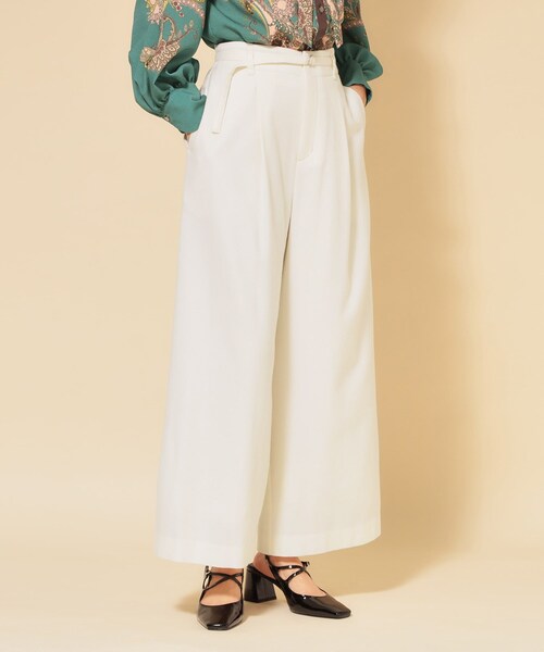 セール】【COLLECTION LINE】ベルト付ガウチョパンツ（その他パンツ