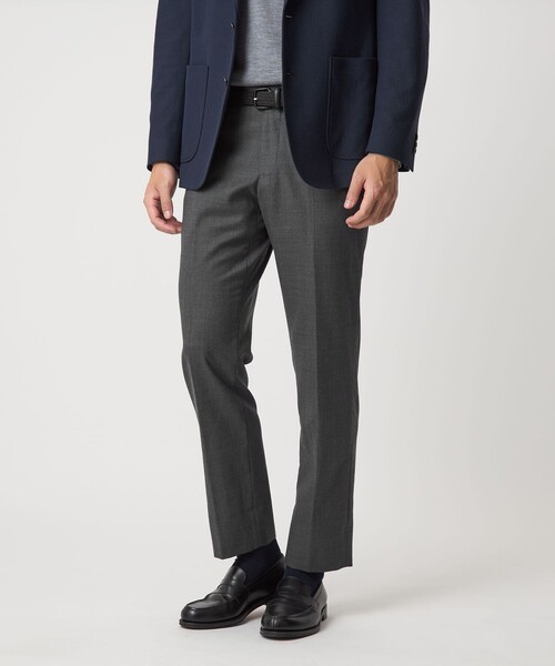 TW サキソニー アジャスター スリム スラックス -ウォッシャブル