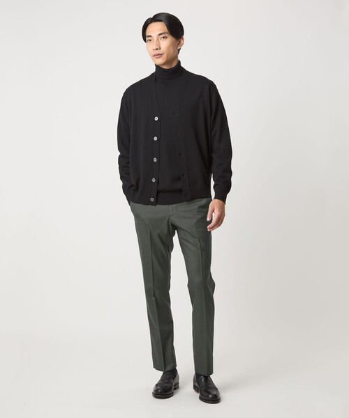 TW サキソニー アジャスター スリム スラックス -ウォッシャブル