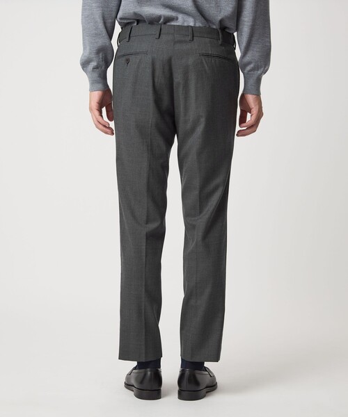 green label relaxing（グリーンレーベルリラクシング）の「TW サキソニー アジャスター スリム スラックス -ウォッシャブル・ストレッチ-（スラックス・メンズ・ダークグリーン/ダークブラウン/グレー/ダークグレー・XS/S/M/L/XL）」の10枚目の写真