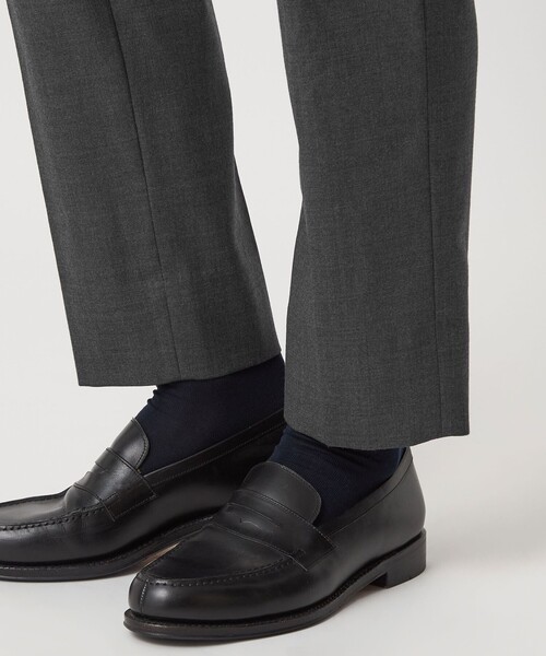 TW サキソニー アジャスター スリム スラックス -ウォッシャブル