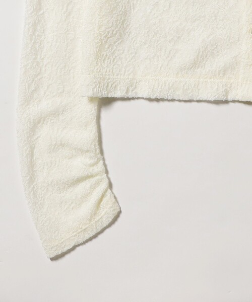 Ray BEAMS(レイビームス)の「RBS / カットレース ビッグカラー シャツ(シャツ/ブラウス・レディース・オフホワイト/ブラック・ONE SIZE)」の5枚目の写真