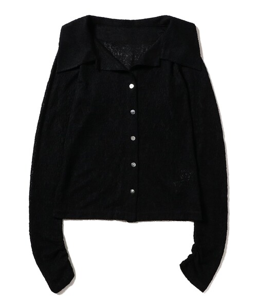 Ray BEAMS(レイビームス)の「RBS / カットレース ビッグカラー シャツ(シャツ/ブラウス・レディース・オフホワイト/ブラック・ONE SIZE)」の7枚目の写真