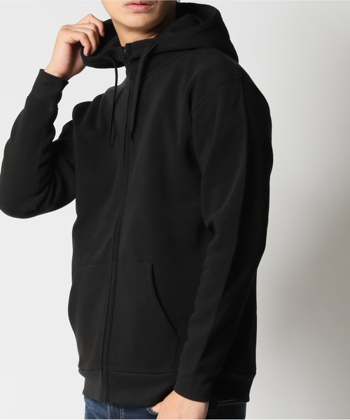 セール】裏起毛 ハイネック ジップアップパーカー PRIMAL POINT