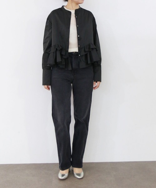 Marilyn Moon(マリリンムーン)の「spiral raffle blouse(シャツ/ブラウス・レディース・ブラック/ホワイト/キャメル・FREE)」の20枚目の写真