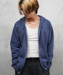 TOWNCRAFT（タウンクラフト）の「TOWNCRAFT / タウンクラフト 90S PIGMENT FULL ZIP HOODIE ヴィンテージ加工 ピグメントダイ ジップアップパーカー（パーカー）」