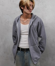 TOWNCRAFT（タウンクラフト）の「TOWNCRAFT / タウンクラフト 90S PIGMENT FULL ZIP HOODIE ヴィンテージ加工 ピグメントダイ ジップアップパーカー（パーカー）」