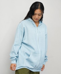 TOWNCRAFT / タウンクラフト 90S PIGMENT FULL ZIP HOODIE ヴィンテージ加工 ピグメントダイ ジップアップパーカー