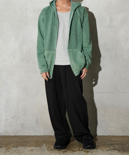 TOWNCRAFT / タウンクラフト 90S PIGMENT FULL ZIP HOODIE