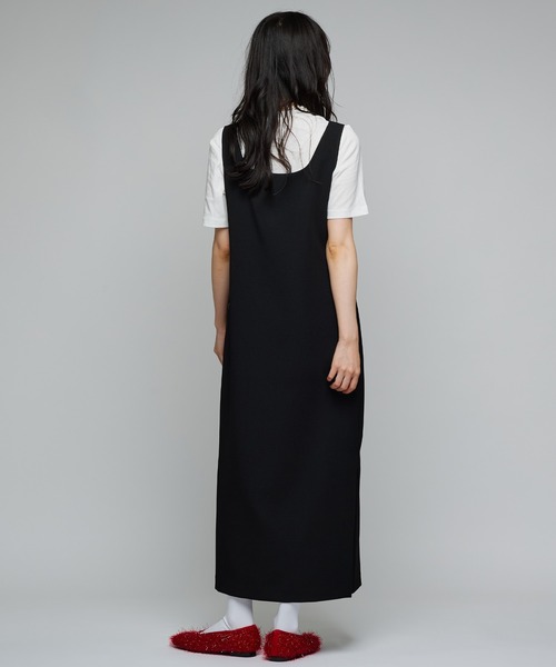 Narcissus(ナルシス)の「【前後2WAY】大人女性ロングワンピース レースデザイン(ワンピース・レディース・グレー/ブラック・FREE)」の8枚目の写真