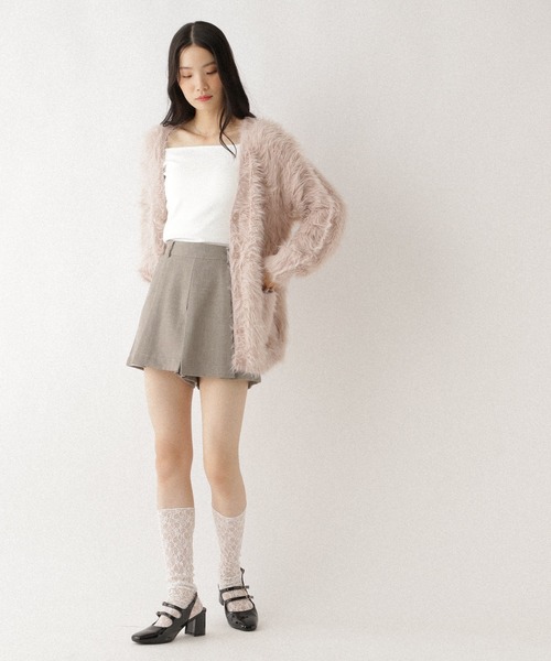 Heather（ヘザー）の「カップ付きオフショルTEE　599323（Tシャツ/カットソー・レディース・ブラック/オフホワイト・S/M）」の7枚目の写真