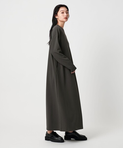 MARW UNITED ARROWS マルゥ ジャージー Vネック ワンピース UNITED ARROWS｜<MARW UNITED ARROWS>ジャージー Vネック