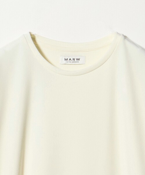 MARW UNITED ARROWS（マルゥ ユナイテッドアローズ）の「＜MARW UNITED ARROWS＞ジャージー ロングスリーブ ワンピース（ワンピース・レディース・オフホワイト/ブラック/ダークグレー・34/38/36）」の22枚目の写真