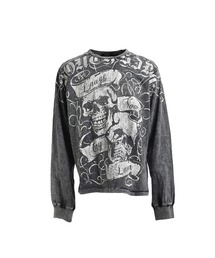 SKULL WASH LS TEE