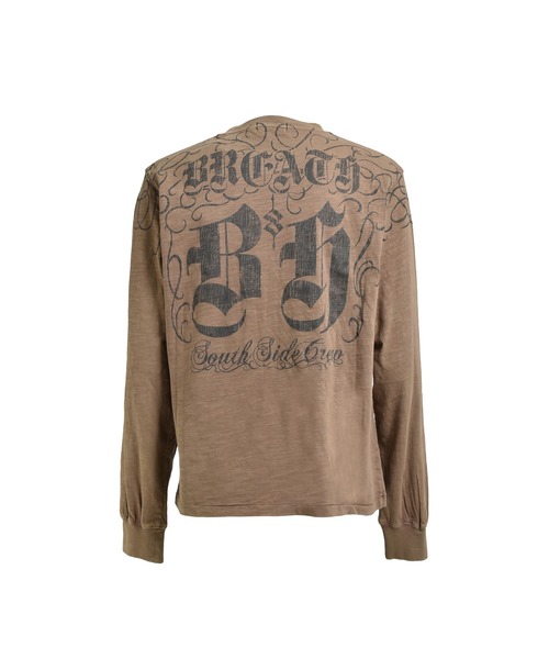 BREATH(ブレス)の「SKULL WASH LS TEE(Tシャツ/カットソー・メンズ・ブラック/ブラウン・MEDIUM/LARGE/X-LARGE/XX-LARGE)」の7枚目の写真