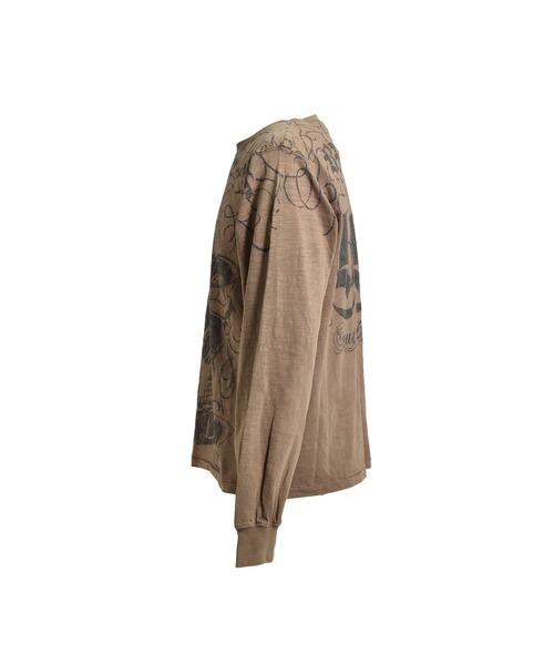BREATH(ブレス)の「SKULL WASH LS TEE(Tシャツ/カットソー・メンズ・ブラック/ブラウン・MEDIUM/LARGE/X-LARGE/XX-LARGE)」の8枚目の写真