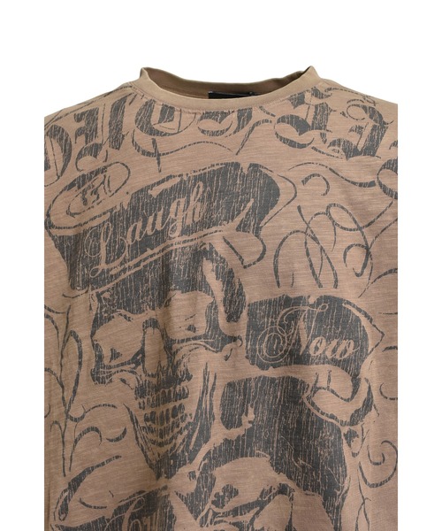BREATH(ブレス)の「SKULL WASH LS TEE(Tシャツ/カットソー・メンズ・ブラック/ブラウン・MEDIUM/LARGE/X-LARGE/XX-LARGE)」の9枚目の写真