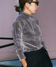 AULA AILA | AULA AILA（アウラ アイラ）別注ハイネックベロアTOPS(Tシャツ/カットソー)